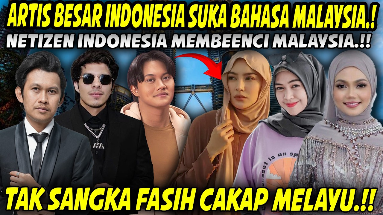 ARTIS INDONESIA AKUI SUKA BAHASA MALAYSIA.!! TERNYATA MEREKA FASIH BERCAKAP.!!INI BUAT NEETIZEN DIAM