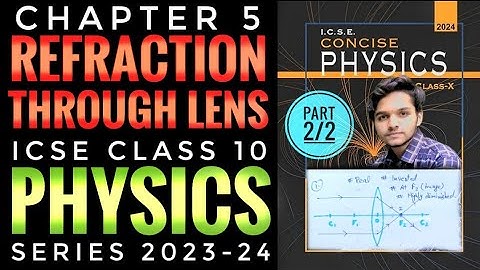 ICSE CLASS 10 Physics Chapter 5 Refraction through  a Lens |Numericals |Part 2/2 |#Mission90Class10