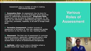 Basic Concepts in Assessment 1