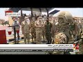 الآن وزير الدفاع والإنتاج الحربي يتفقد اصطفاف عناصر قوات المظلات 