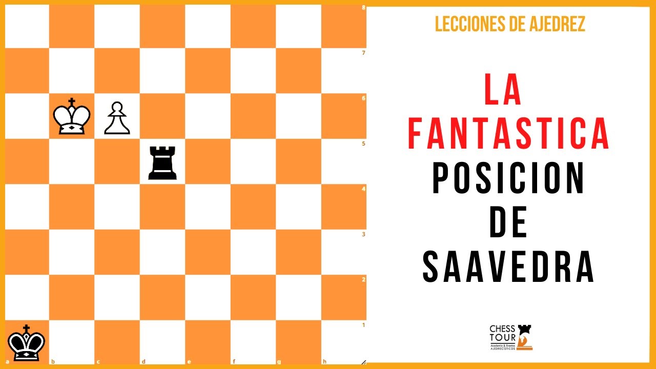 Lección de ajedrez: La fantástica posición de Saavedra. (new)
