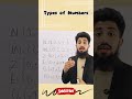 Types Of Numbers || #education #youtubeshorts #maths #numbers #exampreparation #learnmath #math