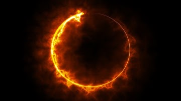 Fractal Fire Energy Circle VFX