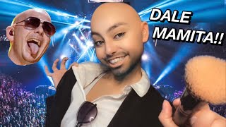 ASMR~ Pitbull does your Makeup Fast & Aggressive 🌎💯😎💪🏻🔥