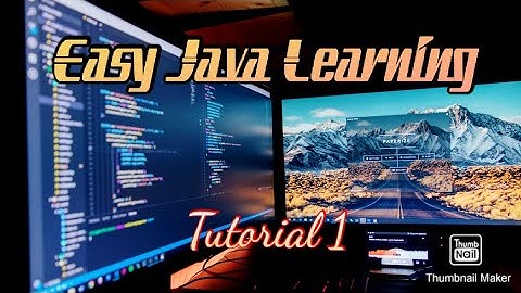 Tutorial 1 for beginners -Introduction To Java and installation(JDK & Netbeans)
