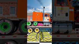Truck, Trailer, and Cars vs Speed Bumps