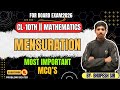 MENSURATION || IMPORTANT MCQ'S || CL-10TH || ICSE @ProblemsBeater