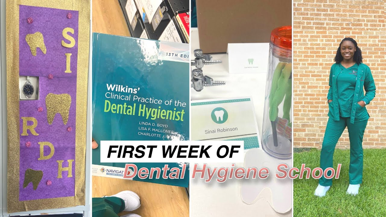 FIRST WEEK OF DENTAL HYGIENE SCHOOL ORIENTATION, CLINIC SUPPLIES