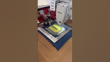 Automatic pocket setter machine #shorts #sewingmachine #auto #machine#pocket