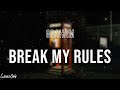 Graham  break my rules lyrics