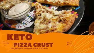 HOW TO MAKE KETO PIZZA CRUST 🔥🔥
