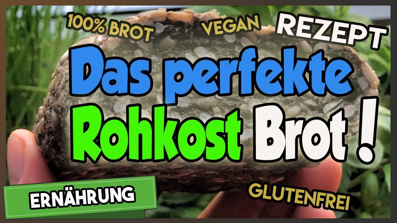 Rohkostbrot glutenfrei! 🍞 Das PERFEKTE Brot!