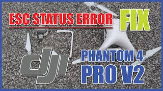 Riparazione Phantom 4 Pro V2 - FIX ESC STATUS ERROR - Un drone manomesso!