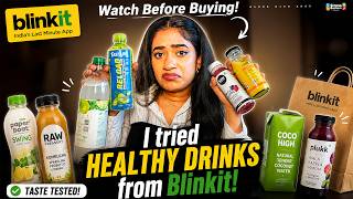 Are These HEALTHY Drinks Actually Worth It? I Tried Viral Zero Sugar Drinks from Blinkit