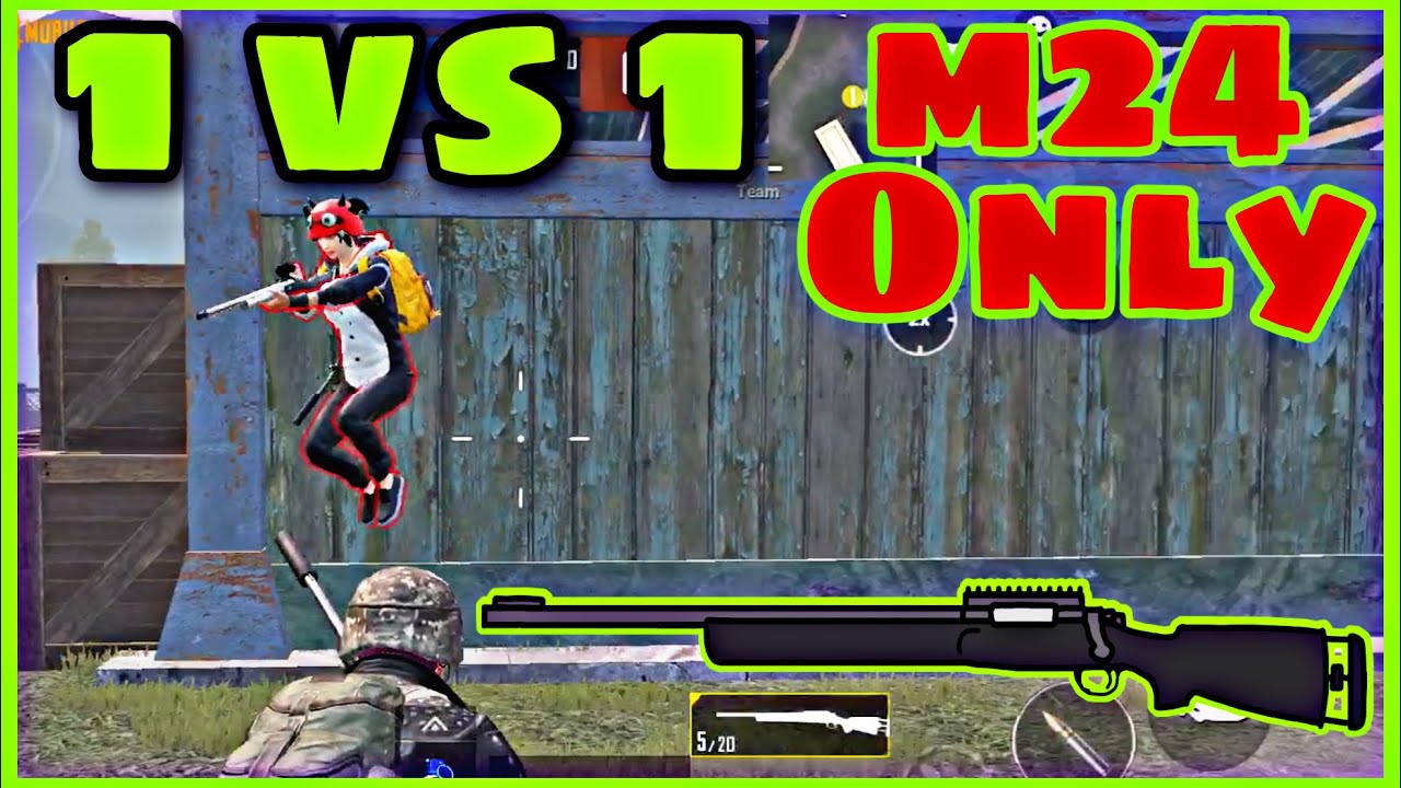 M24 ONLY | 1v1 | TDM | PUBG MOBILE - Team Death Match - YouTube
