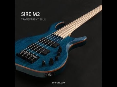 Sire Marcus Miller M2+ 4 2nd Generation Transparent Blue bas