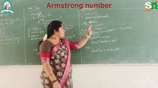 Armstrong number|Problem solving using python| SNS Institutions