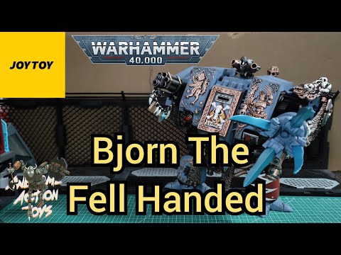 JoyToy Warhammer 40k Space Wolves Bjorn the Fell Handed 1:18 scale