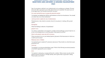 PROPHECY GENERAL ICU A V3 REAL EXAM DATED 2025 NEWEST VERSION EXPERT VERIFIED 70 QUESTIONS AND ANSWE