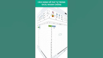 Cách đánh số thứ tự trong excel nhanh chóng I Vy Vy Official