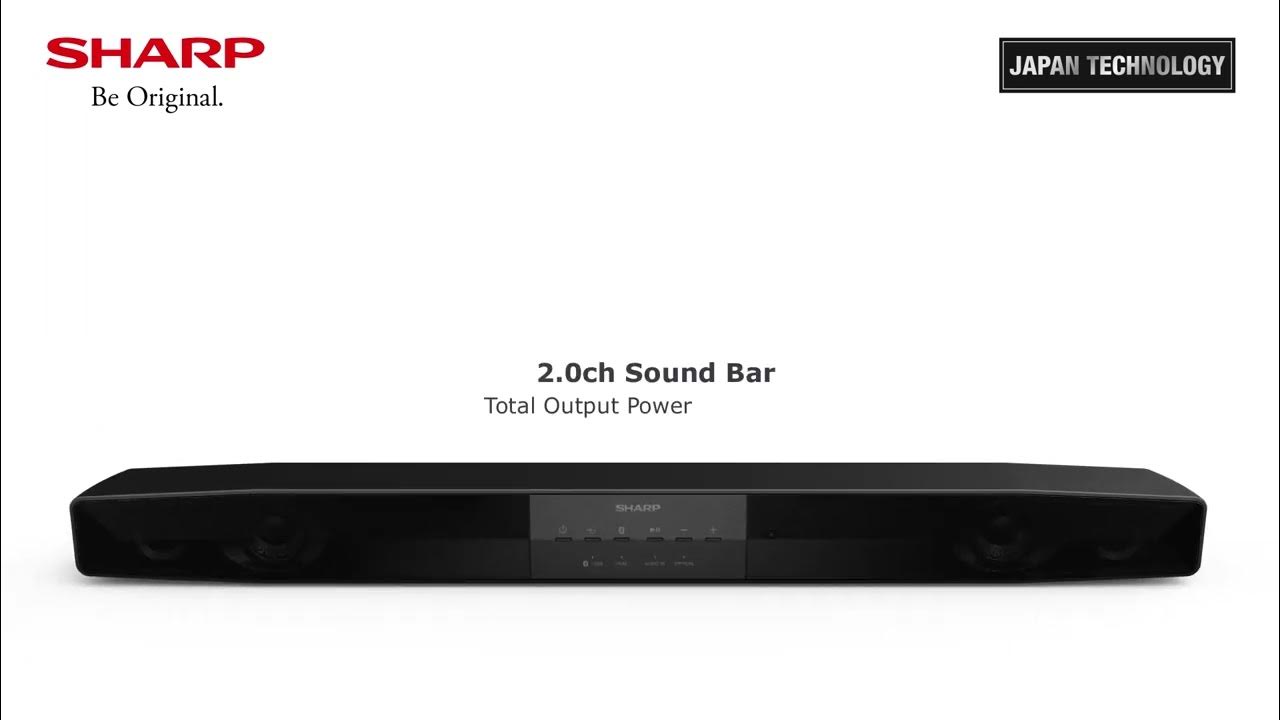 SHARP SOUND BAR HT SB116 YouTube