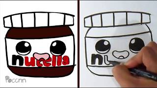 Cómo Dibujar Nutella Kawaii