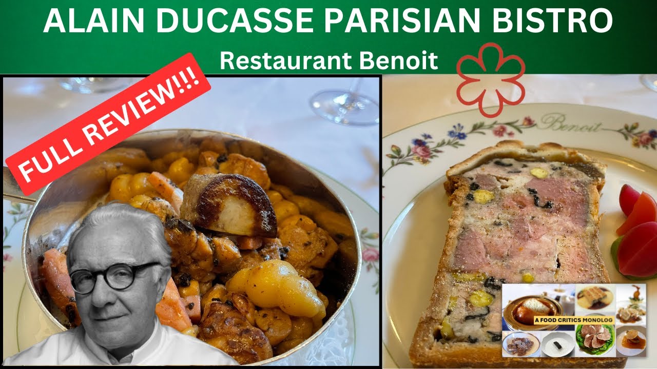 ALAIN DUCASSE ⭐️MICHELIN STAR RESTAURANT BENOIT - Paris, France
