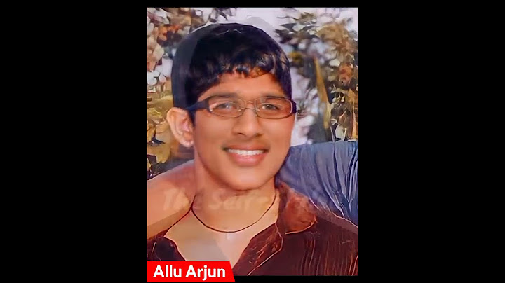 Allu Arjun Transformation Video / Allu Arjun journey childhood to Pushpa / Pushpa The Rise #shorts