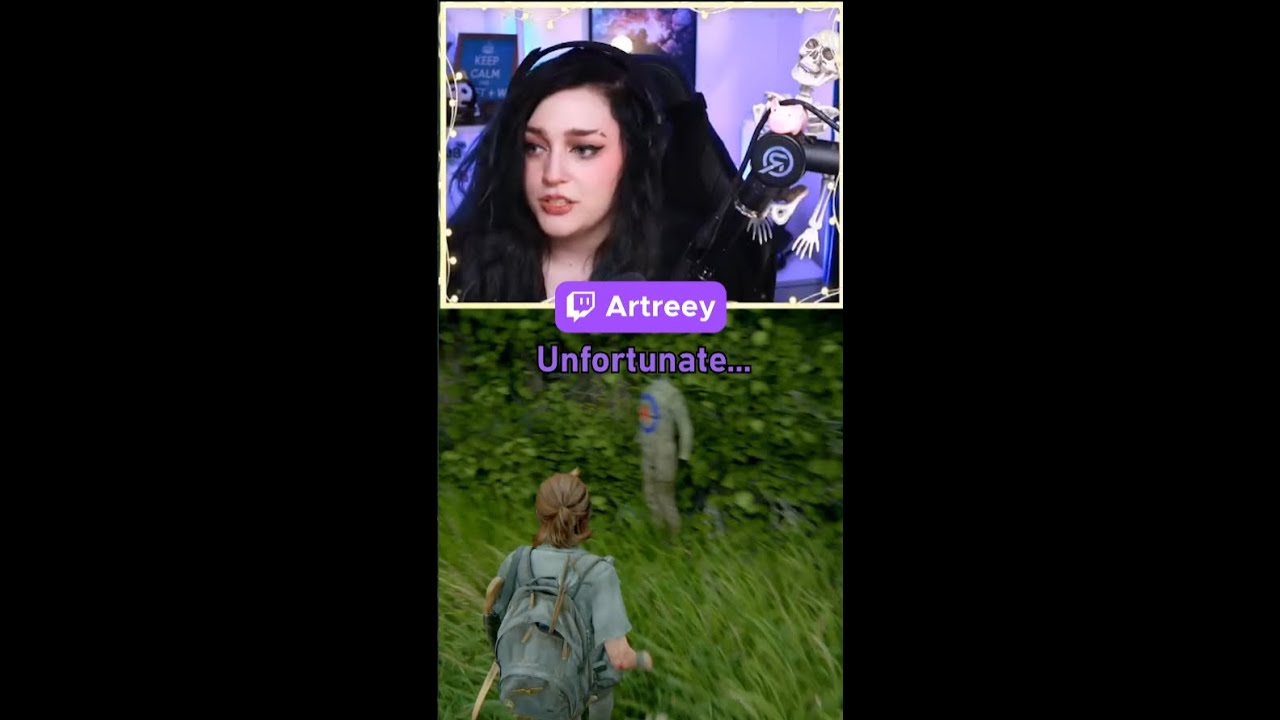 That´s..... unfortunate. #shorts #twitch #lastofuspart2