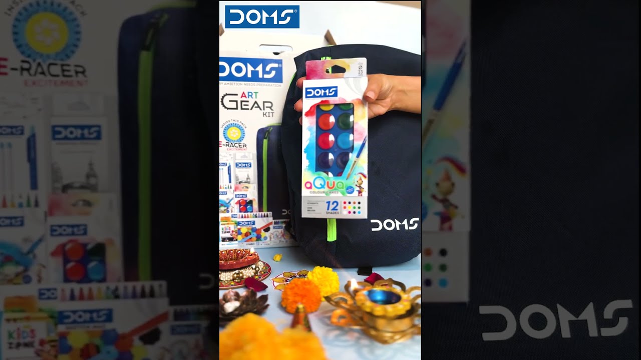 DOMS ART GEAR KIT Discover What S Inside A School Bag Packed With Goodies Doms Kit