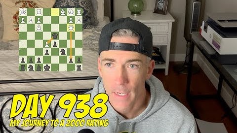 Day 938: Playing chess every day until I reach a 2000 rating