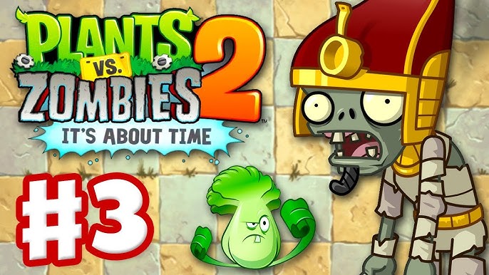Plants vs. Zombies 2: It's About Time - Gameplay Walkthrough Part 2 -  Ancient Egypt (iOS) 
