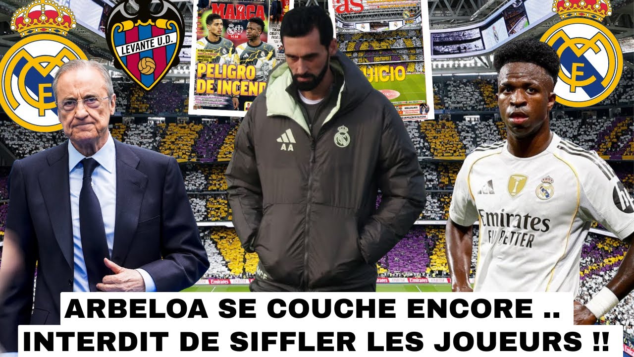 🚨ARBELOA SE COUCHE DEVANT LES JOUEURS HALLUCINANT 😱/ LE REAL INTERDIT DE SIFFLER LES JOUEURS 🤡