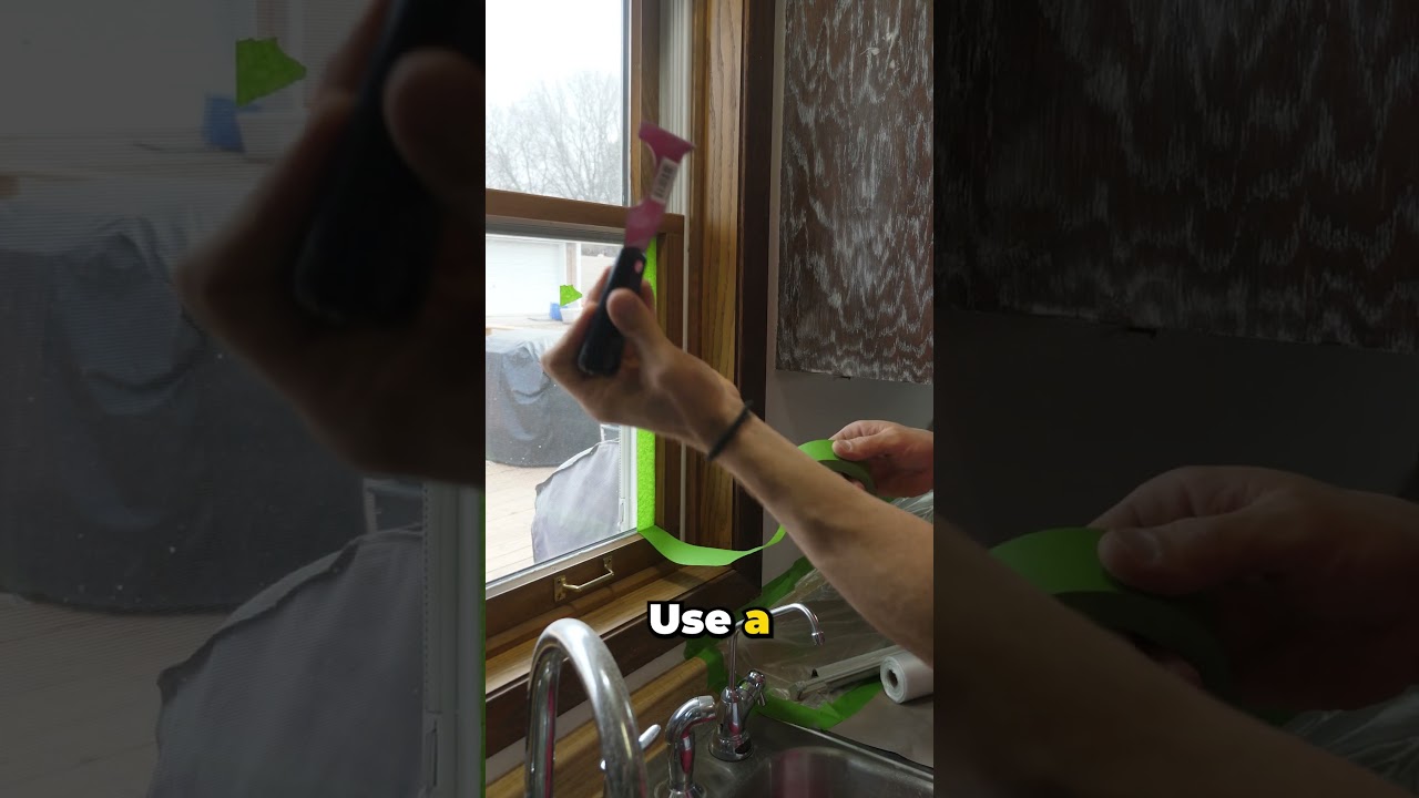 How to prep windows for painting FAST