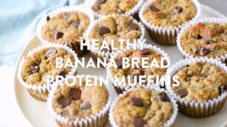 Healthy Banana Protein Muffins by The Clean Eating Couple 9,284 views 4 years ago 54 seconds