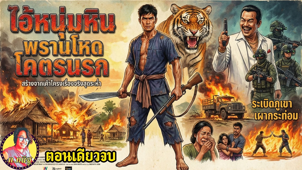 ไอ้หิน พรานโหด โคตรนรก  ปืนแสนแพง หรือจะสู้แรงแค้นของคนจน ยาวๆตอนเดียวจบ