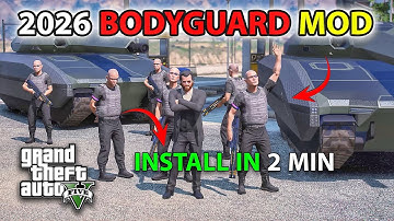 How To Install Bodyguard Mod in GTA 5 in Only 2 Minutes | Full Easy Guide
