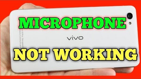 Microphone Not Working On Call But Does On Speaker in Vivo Mobile ( How To Fix Vivo Microphone )