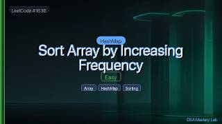 LeetCode 1636: Sort Array by Increasing Frequency — The HashMap Trick (C#)