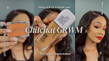 Chit Chat GRWM|| CHRONIC PAIN|| STOLEN CAMERA|| FLAWLESS BASE ROUTINE|| DATING??