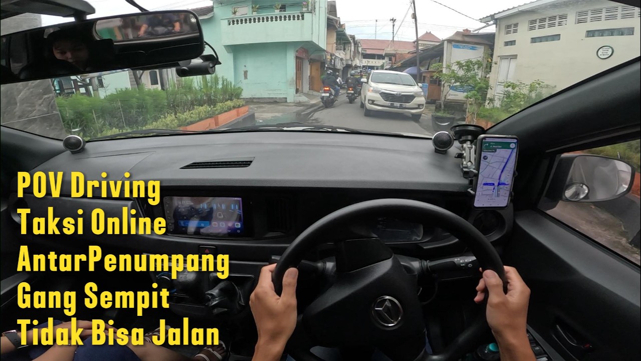 POV Driving Taxi Online Sigra Tipe D 1.0 | Gang Sempit Tidak Bisa Jalan
