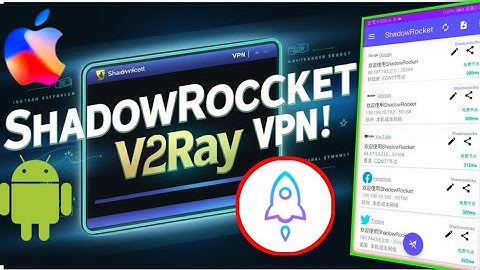Shadowrocket VPN V2ray settings | Best VPN for Android and IOS