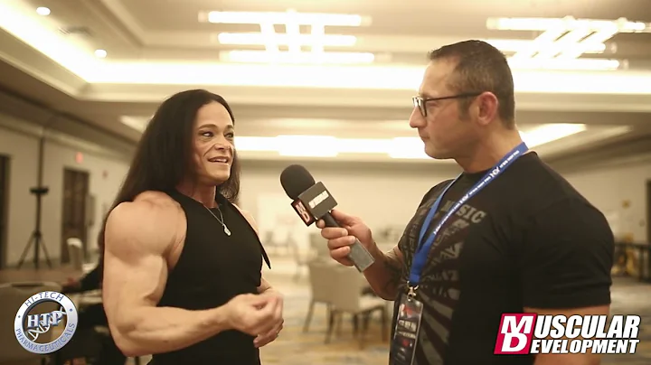 Donna Salib at the 2022 Indy Pro PreShow Interview with Ron Harris