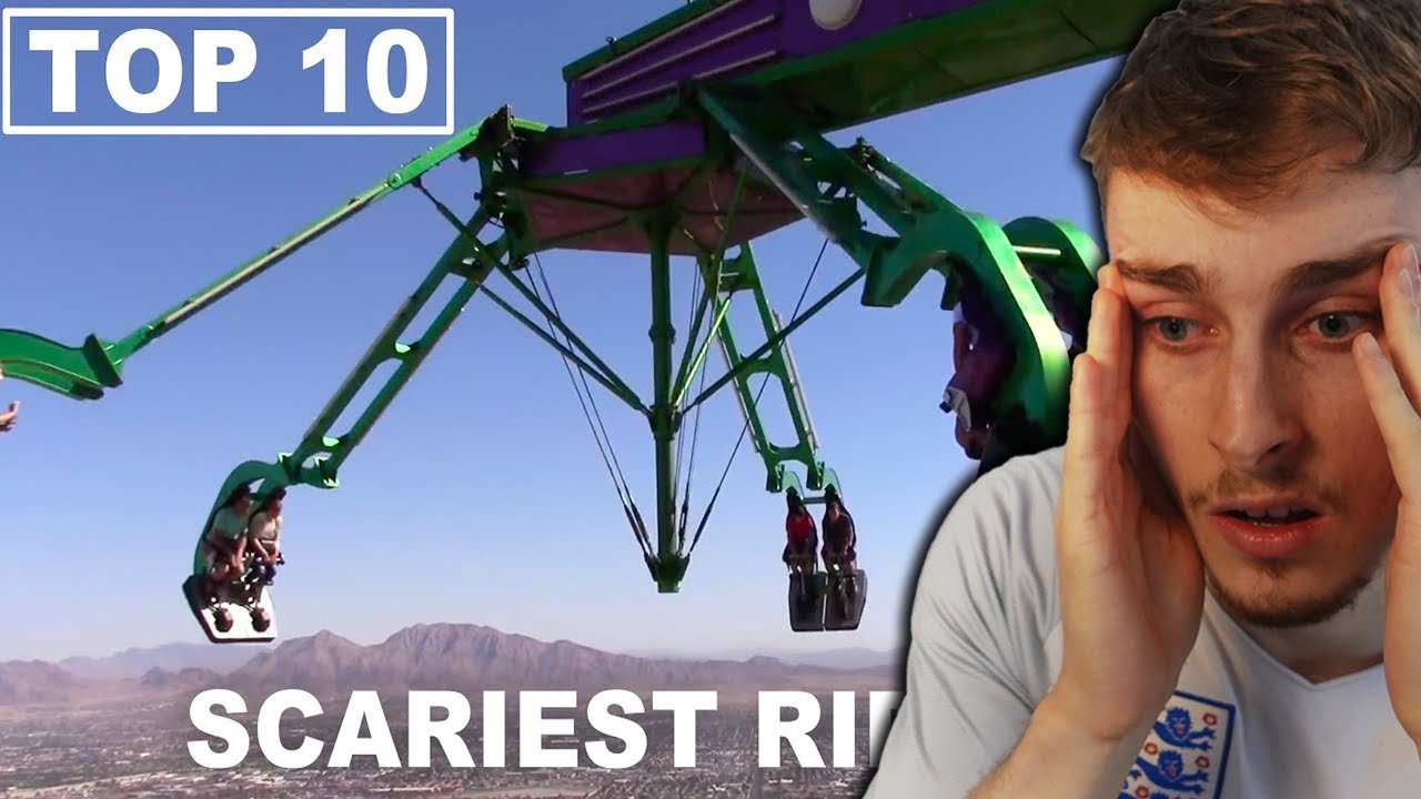 Reacting to The Top 10 Scariest Rides in the World - YouTube