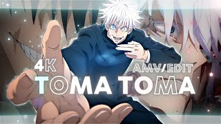 Gojo vs Toji | Round 1 [ AMV | EDIT ] - TOMA TOMA | Jujutsu Kaisen Season 2 | 4K Resimi