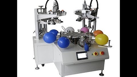 Automatic Two Color Balloon Screen Printing Machine