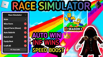 Roblox Race Simulator Script | Infinite Wins | Fast Auto Farm | Pastebin | SUPER OP 