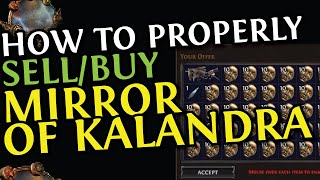 [POE 3.23] HOW TO SELL/BUY Mirrors of Kalandra in Path Of Exile