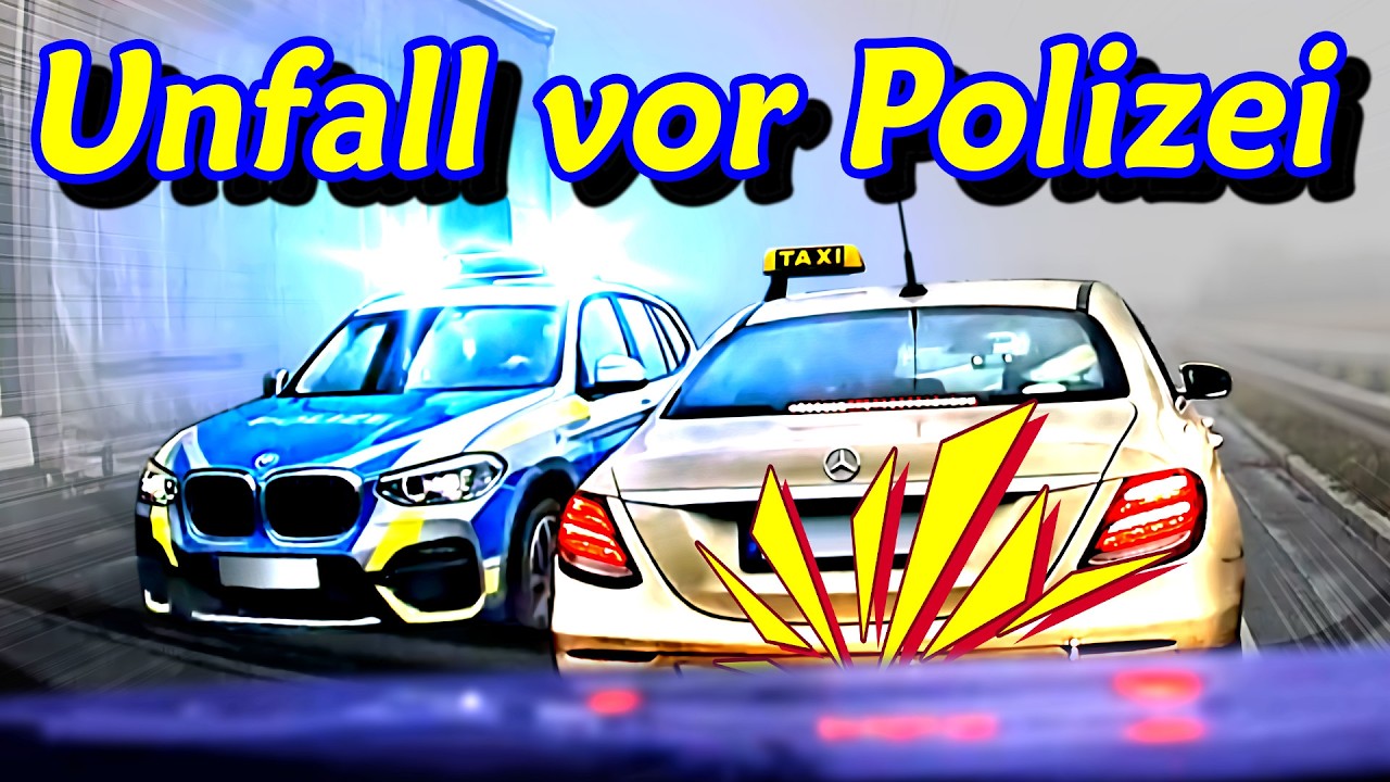Falschfahrer, Unfall vor Augen der Polizei und dämliches Überholen | DDG Dashcam Germany | #604