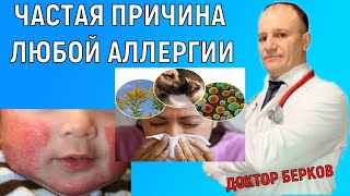 Частая причина любой аллергии о которой мало кто знает!  Здоровье и Долголетие